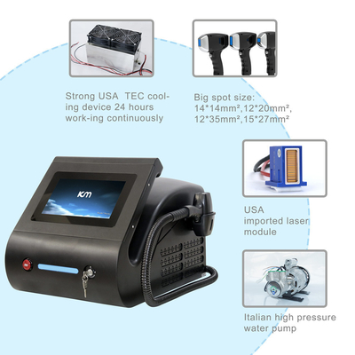 808nm draagbare diodelasermachine met geen Q-switch-technologie
