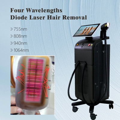 808 Diode laser ontharing machine professionele stilstaande met compressor koeling