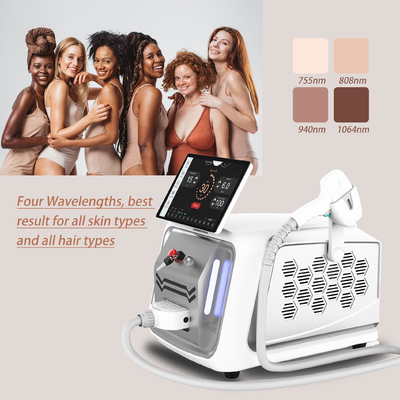 808nm 1064nm 755nm Diode Laser Hair Removal Draagbare schoonheidsmachine met MDSAP