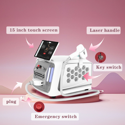 808nm 1064nm 755nm Diode Laser Hair Removal Draagbare schoonheidsmachine met MDSAP