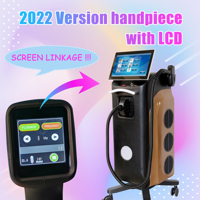 2023 Ice Platinum 808nm Diode Hair Removal Handle met handleiding CD en online training