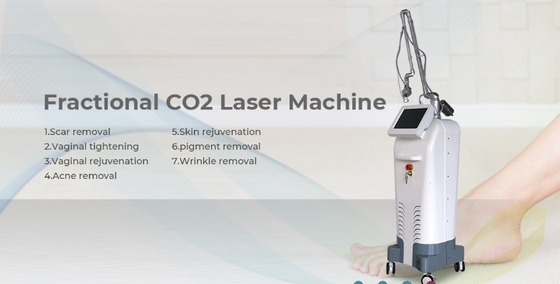 Fractieve CO2-laser schoonheidsapparatuur met 10,4 inch LCD touchscreen
