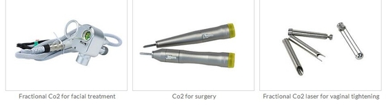 Fractieve CO2-laser schoonheidsapparatuur met 10,4 inch LCD touchscreen