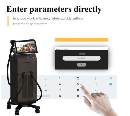 Ergonomisch diode laser ontharingsapparaat dat consistente energie-output en uniforme spotgrootte biedt voor effectieve resultaten