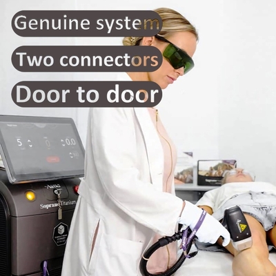 3 golflengte 755/808/1064nm Diode Laser Body Hair Removal Machine voor huidtype I-VI