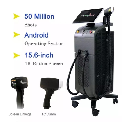 Detail Training 15 inch 4 Wavelength Diode Laser Hair Removal Device met touchscreen