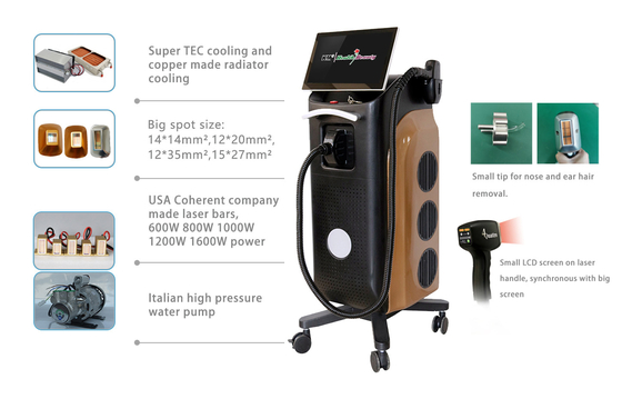 Permanente diode laser ontharing machine OEM ODM Professionele laser ontharing systeem
