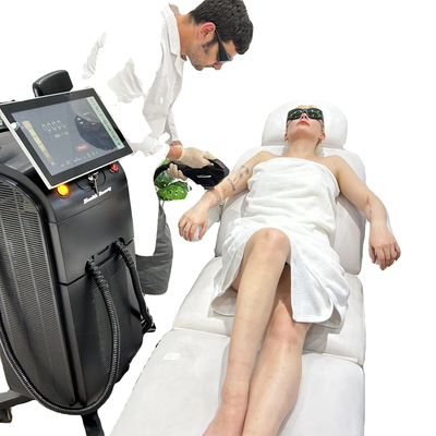 Verwisselbare, verstelbare ijsdiode met titaniumlaser