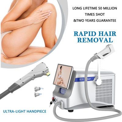 808nm Cold Fiber Laser Hair Removal Machine 14*14mm 7*7mm Vlekgrootte