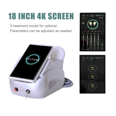 Draagbare 13 Tesla RF EMS afslankingsmachine met 10 inch touchscreen