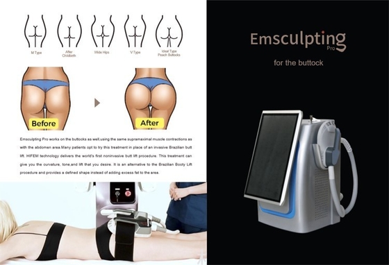 Elektromagnetische spierstimulatie machine niet-invasieve RF Slim Beauty Machine 5000W Voor gewichtsverlies