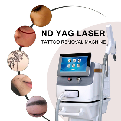 Long Pulse Nd YAG Laser Hair Removal Machine Draagbaar voor commerciële doeleinden