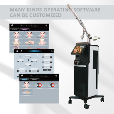 Professionele Fractionele Laser CO2-machine voor huidverlichting / -verstrekking