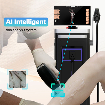 808nm Commercieel gebruik spa salon laser ontharing apparaat met ultra lage temperatuur
