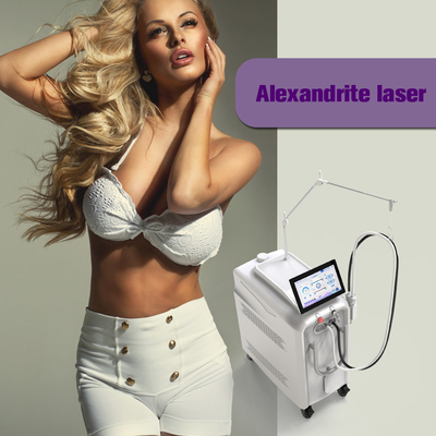 Lange puls 2 in1 Alexandriet 1064nm ND YAG stikstof koeling vezel geleide laser permanente ontharing laser machine